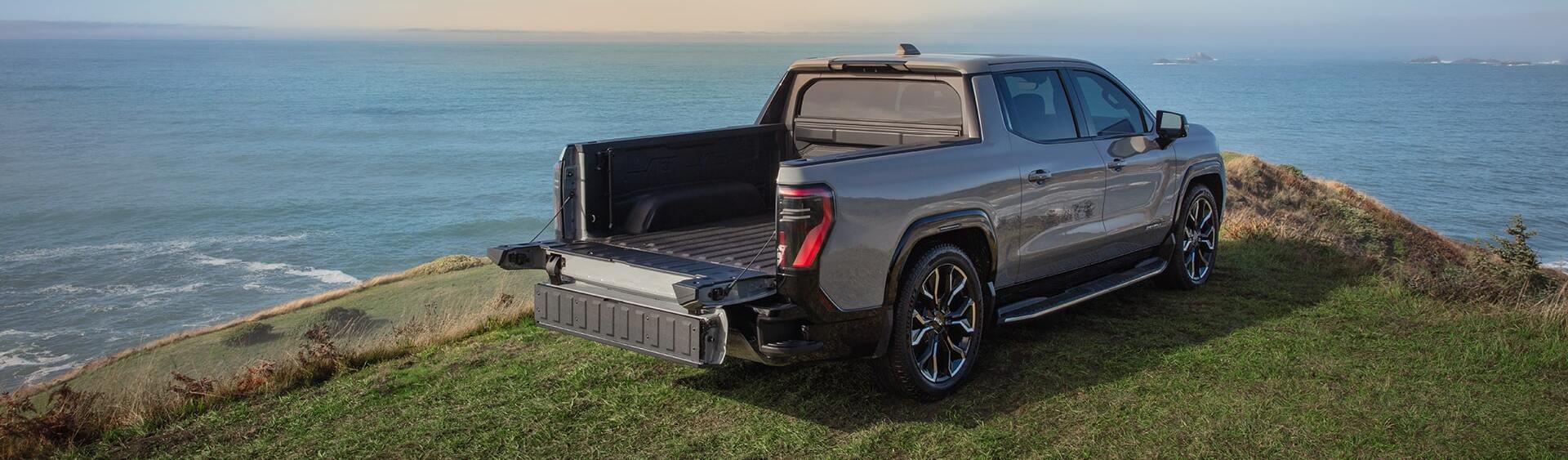 Multipro tailgate feature on 2026 GMC Sierra EV