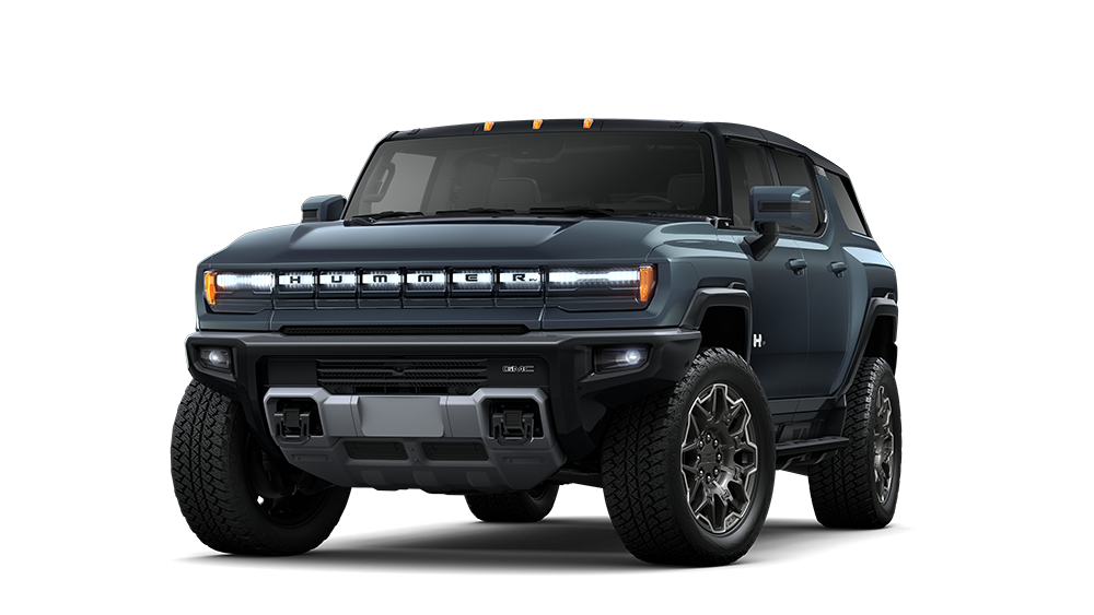 GMC Hummer EV SUV in blue