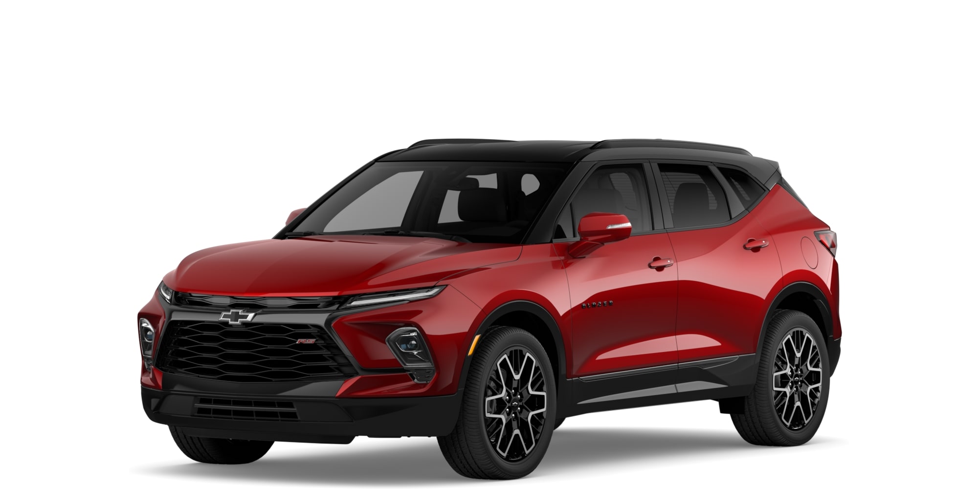 Chevrolet Blazer in red