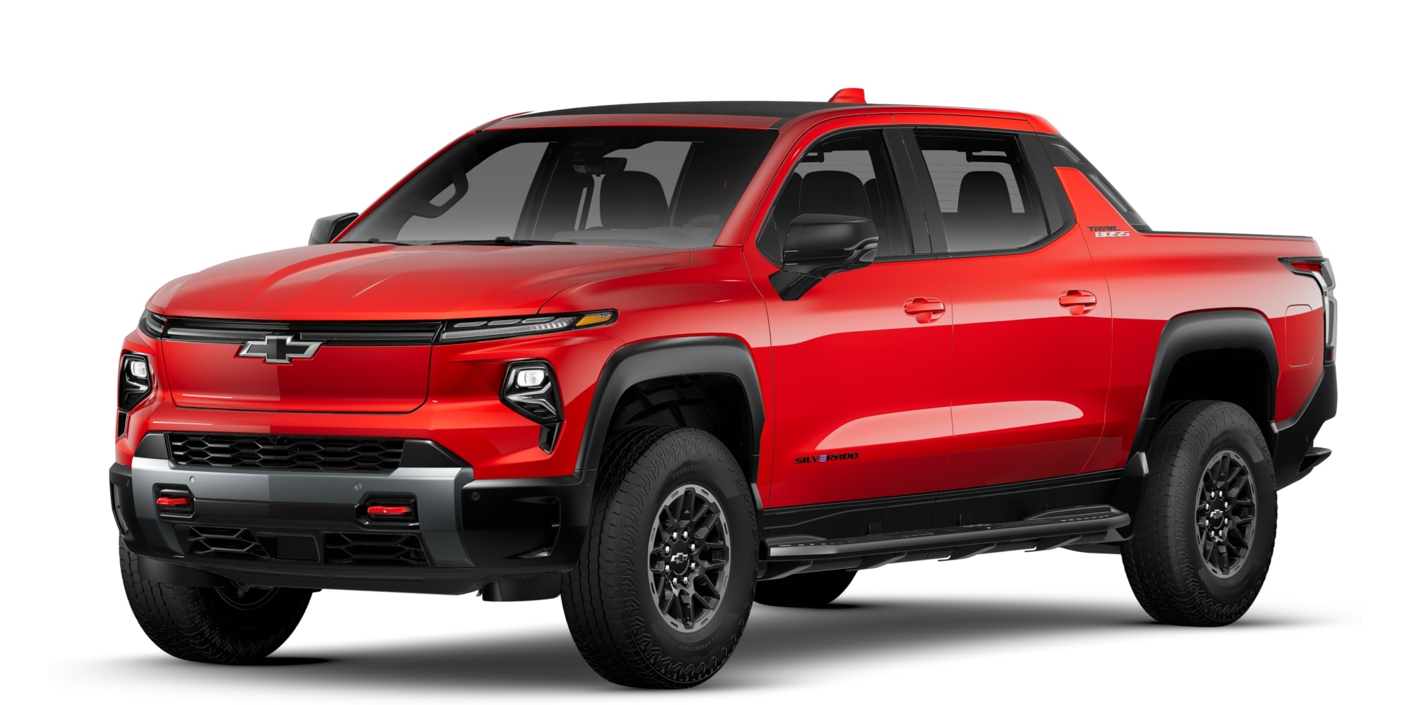 Silverado EV in red