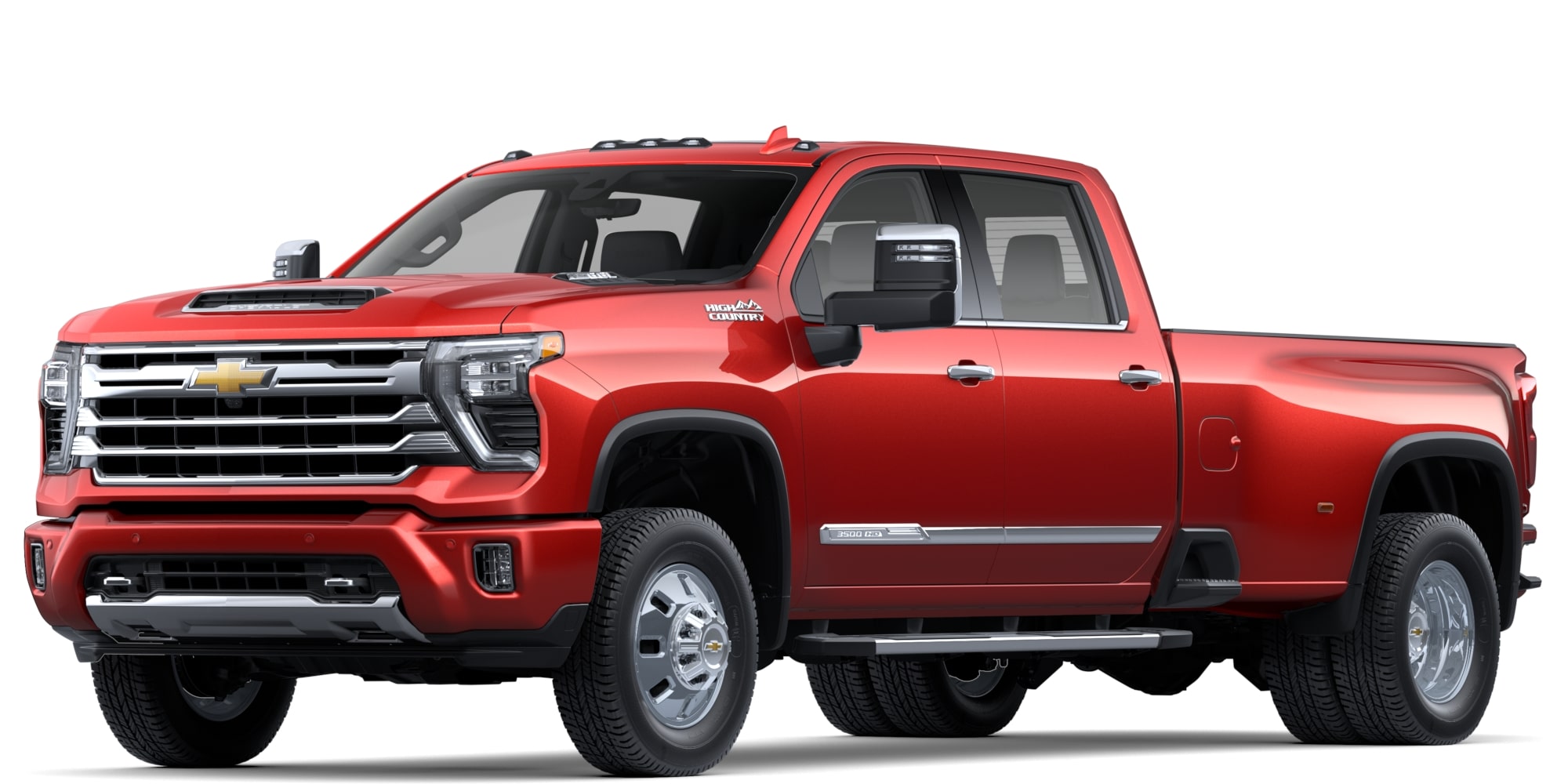 Silverado 3500 HD in red