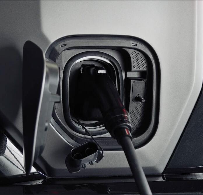 2026 GMC Hummer EV Pickup Truck on charge