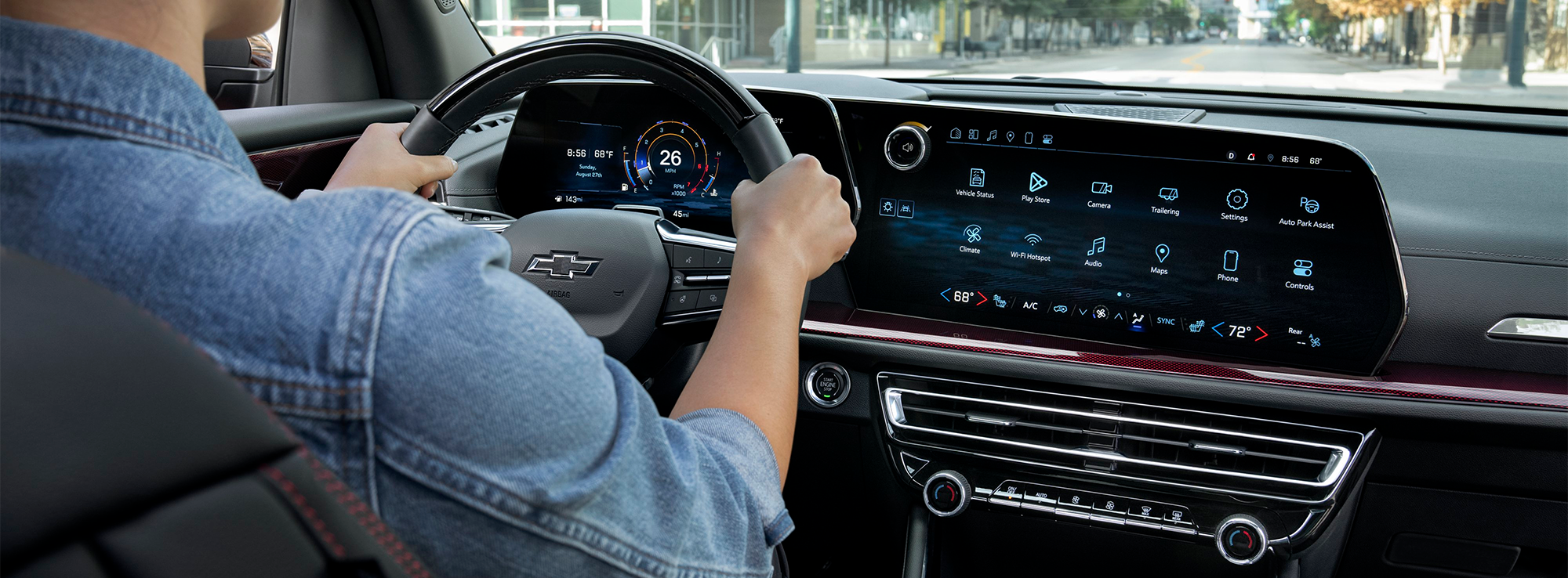 Unknown person driving 2026 Chevrolet Traverse