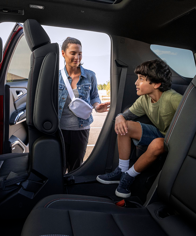 People inside 2026 Chevrolet Traverse in