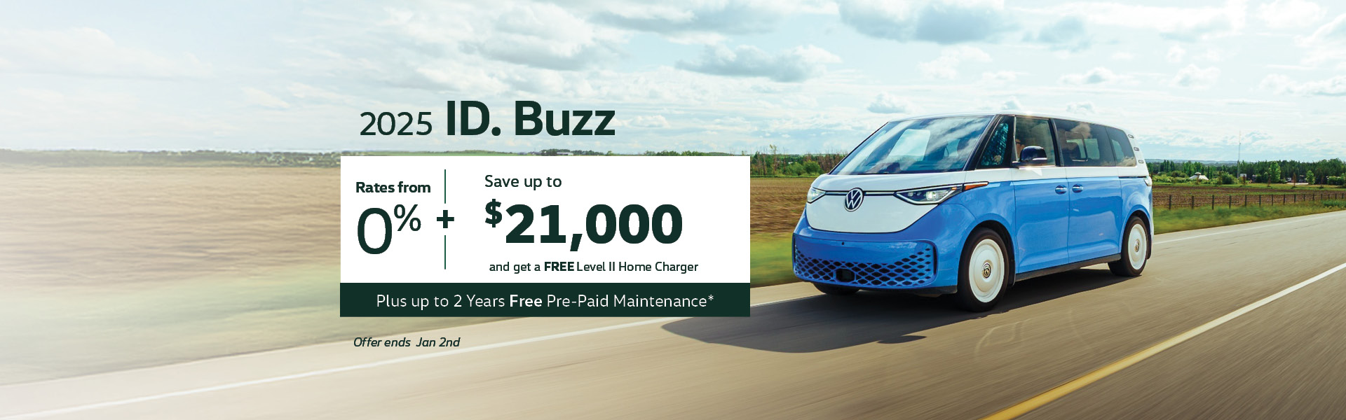 2025 Volkswagen ID. Buzz December Offer
